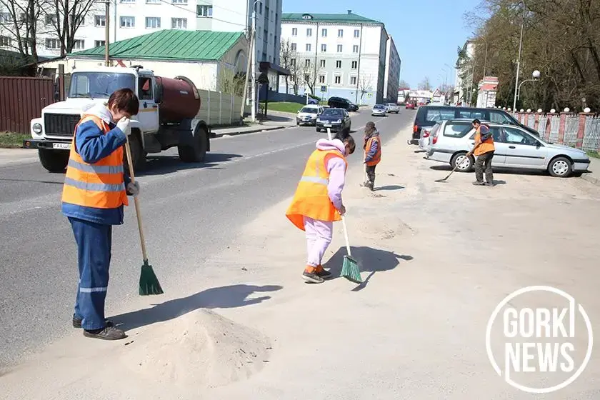 В Горках начали ремонт моста на улице Советской. Фото: gorkinews