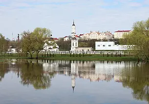 На территории парка Подниколья в Могилеве образовалось несколько озер. Фотофакт