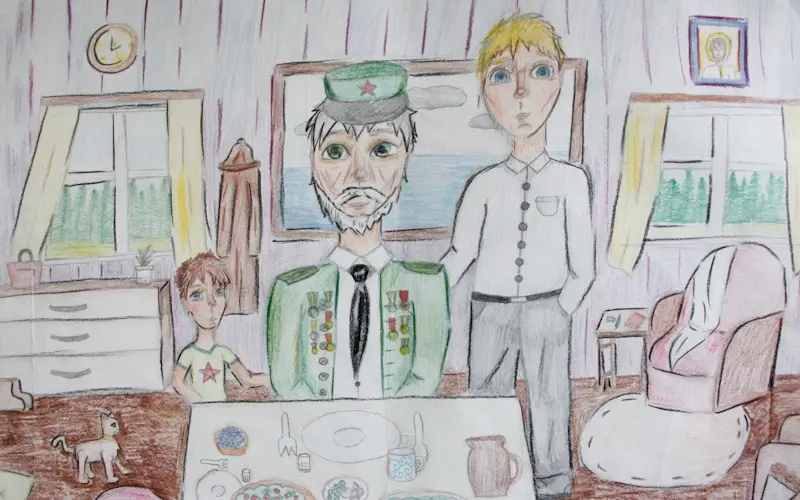 Дарина Великанова (ГУО «Вейнянская СШ»), «Дорогие мои ветераны» – 1 место. Фото: сайт pniva.by