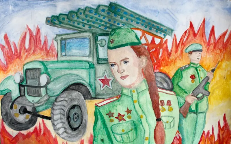 Алина Ковалева (ГУО «Кадинская СШ»), «Катюша» – 2 место. Фото: сайт pniva.by