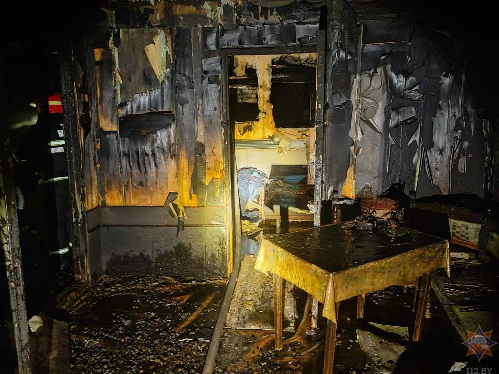 Причины пожара устанавливаются. Фото: Могилевское областное управление МЧС Беларуси.