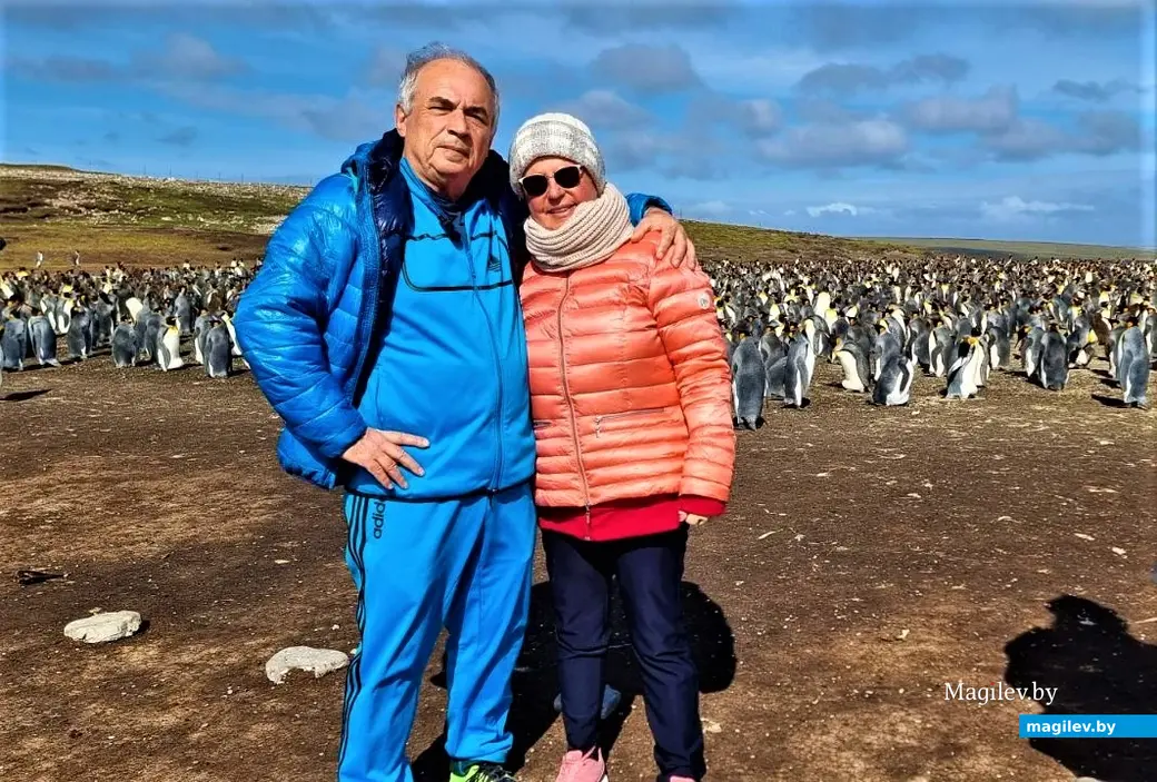 Яков и Инна Кац. Аргентина, Фолклендские острова, март 2023 года.