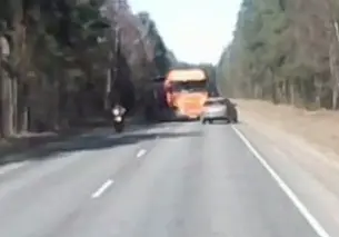 В Бобруйском районе грузовик с цистерной влетел в легковушку