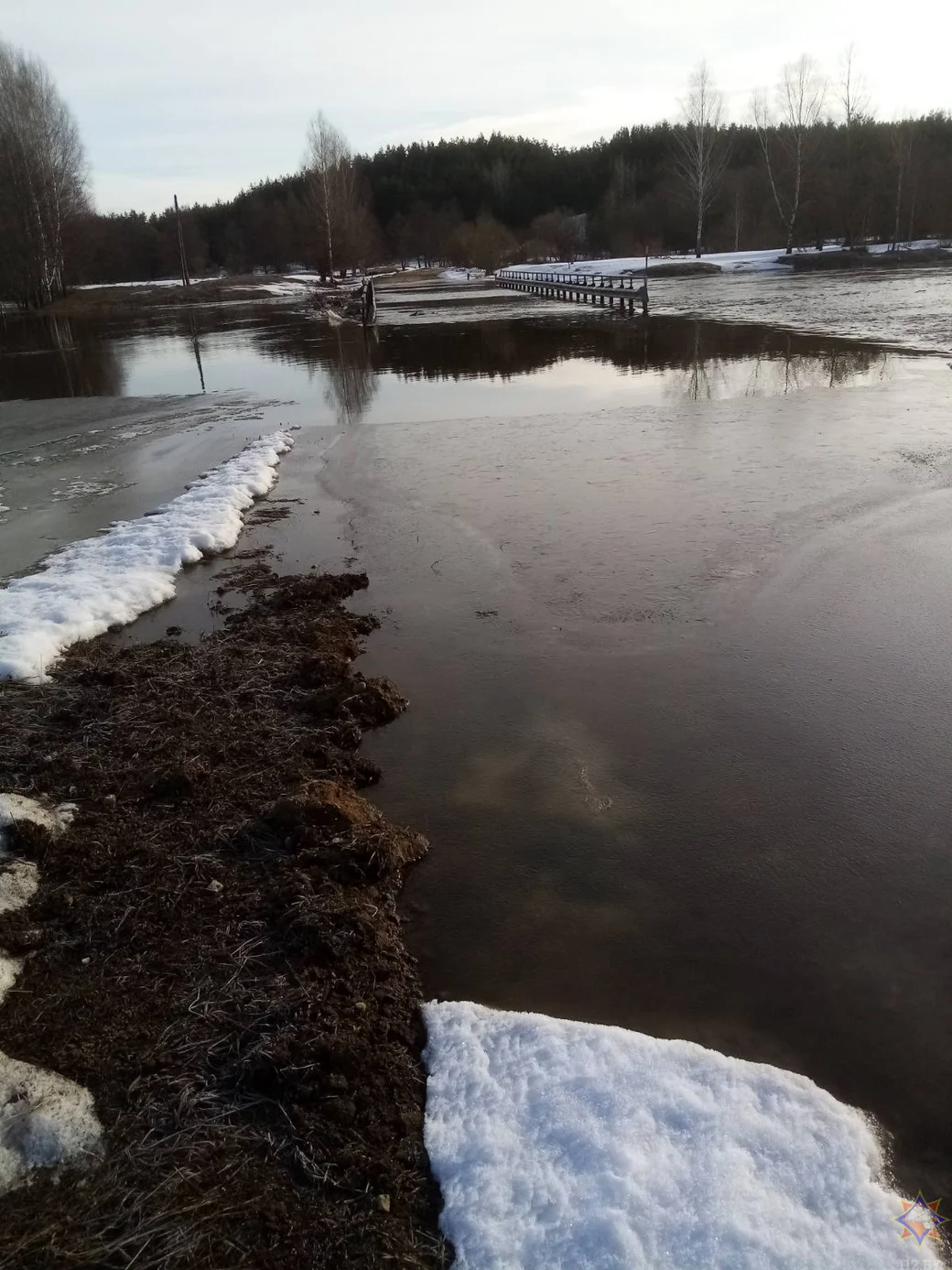 Чаусский район, деревня Скварск. Фото: Могилевское областное управление МЧС.