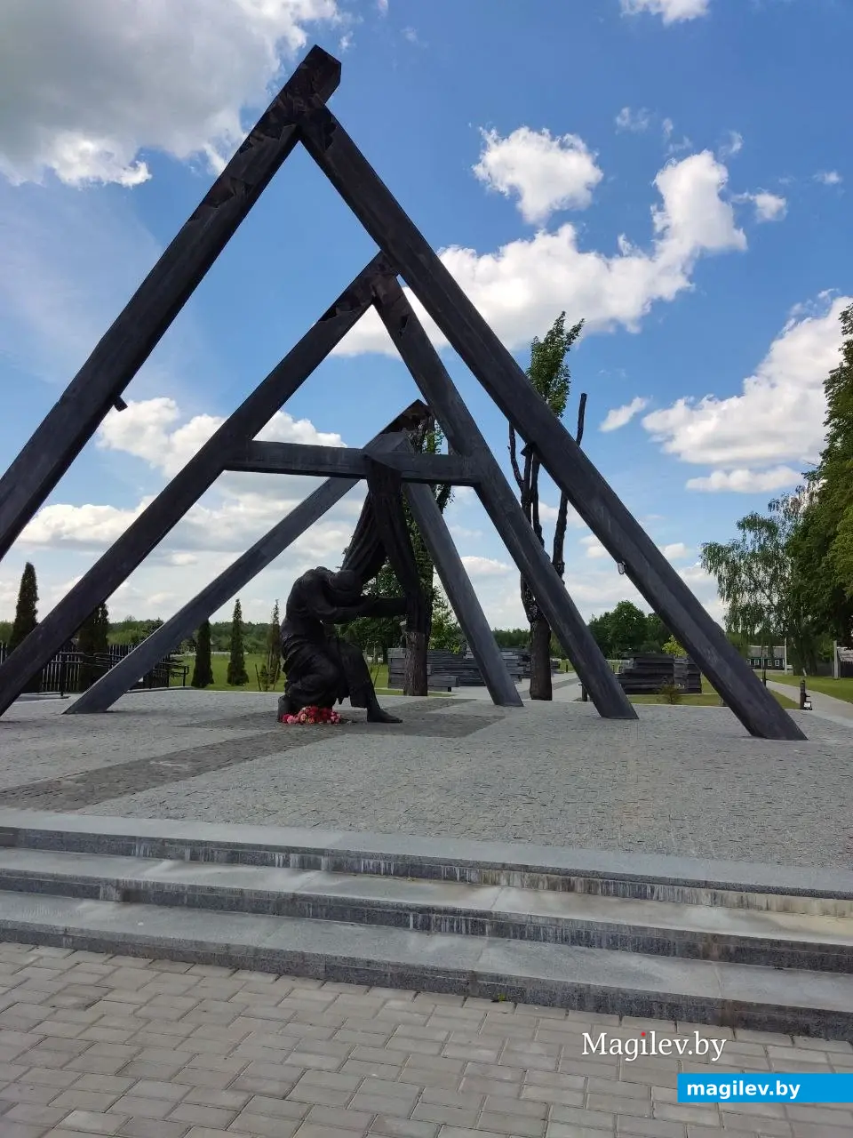 Деревня Борки Кировского района, мемориальный комплекс «Памяти сожженных деревень Могилевской области». 5.06.2022 г.