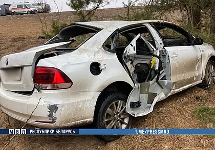 В Могилевском районе на чужом Фольксвагене разбился работник автомойки