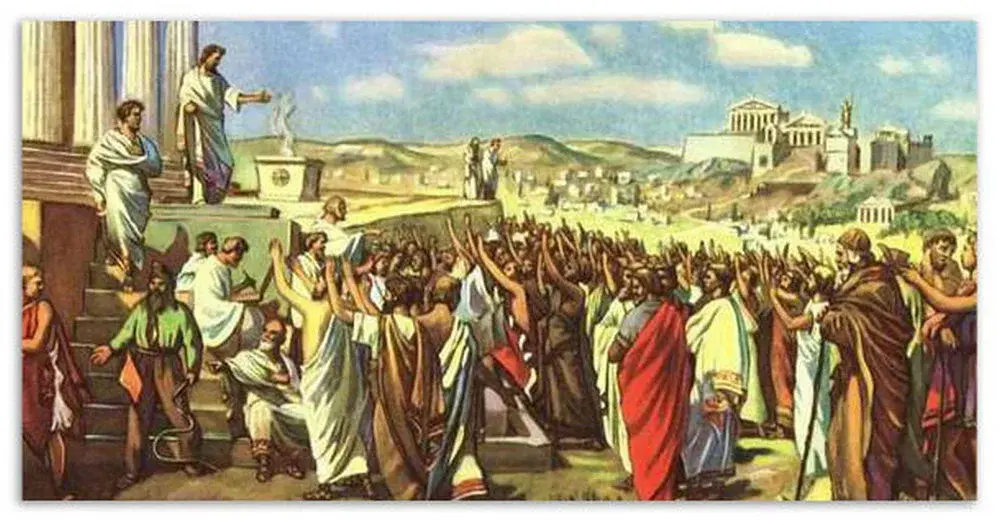 Суд в древней Греции.