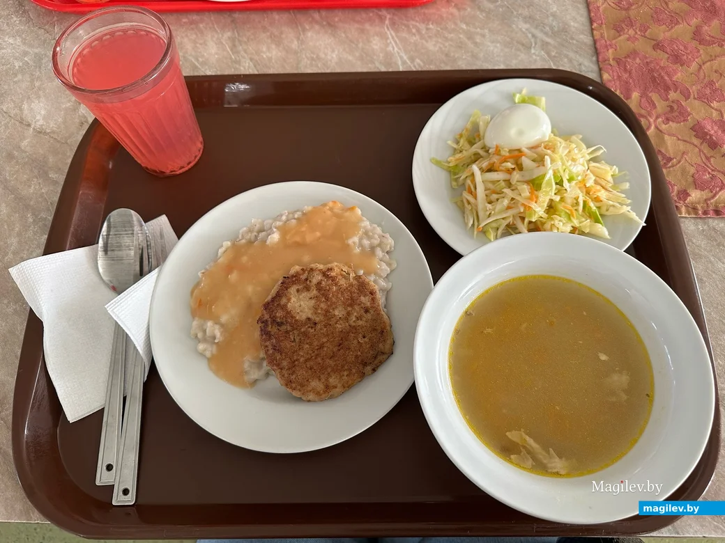 Самым вкусным оказался кисель. Столовая «Горэлектротранспорта», Могилев, 24.03.2023 г.