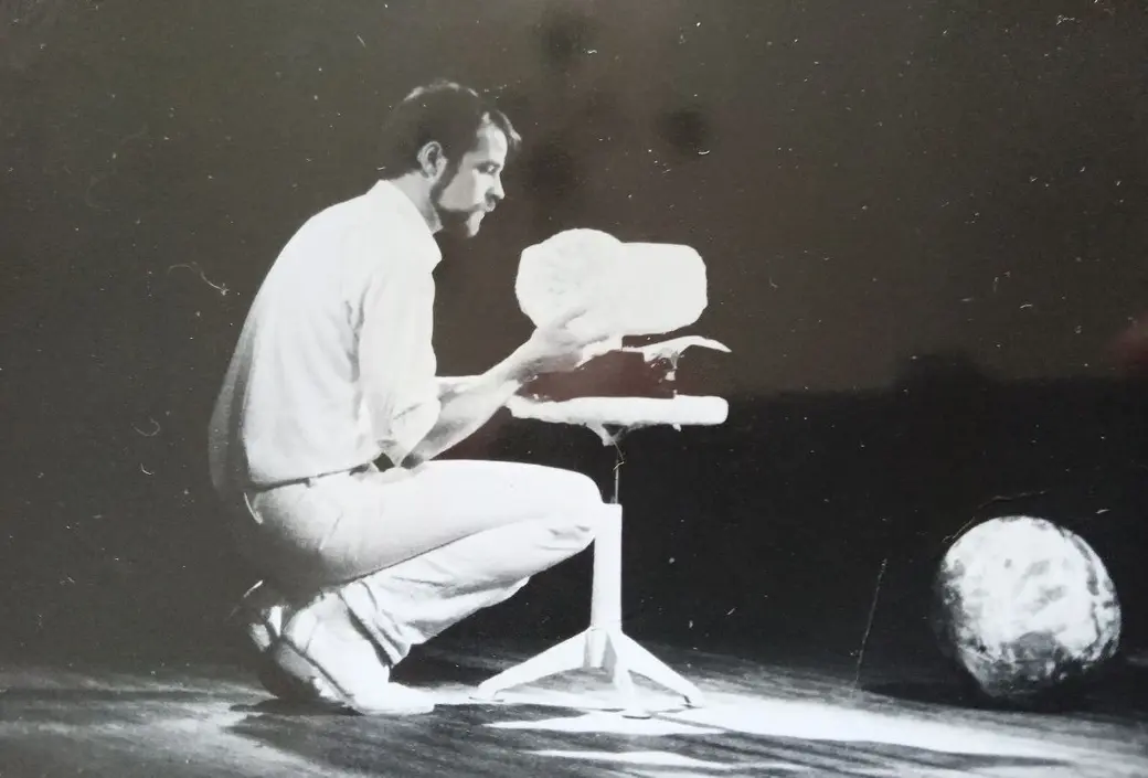 Олег Жюгжда в спектакле «Маленький принц», 1986 г.