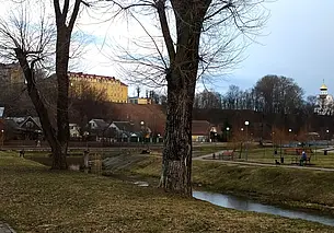 Воскресная прогулка по двум могилевским набережным. Разлив в Могилеве