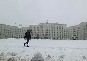 Могилев завален снегом. Фотофакт