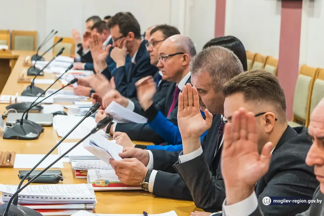 Внеочередная сессия областного Совета депутатов прошла в Могилеве. 29.03.2023 г. Фото: mogilev-region.gov.by