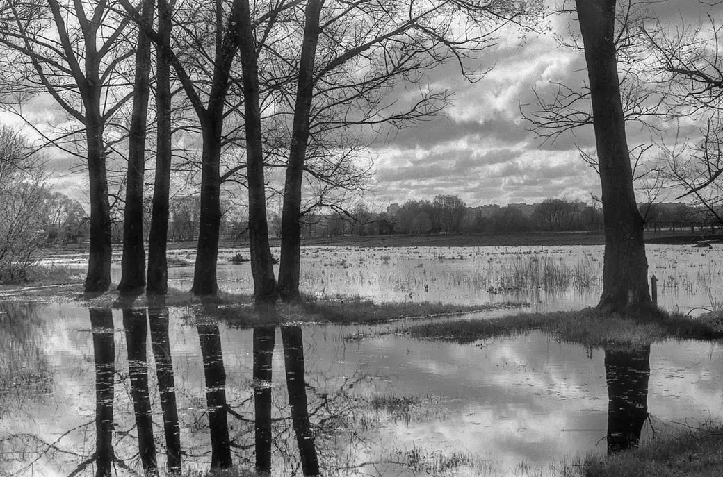 Выставочная работа Николая Хотяинцева. Подниколье Могилева. Фото 1990-х годов.