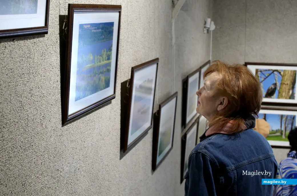 Выставка работ Николая Хотяинцева «Весны чарующая сила…» в Могилевском областном краеведческом музее. Могилев 31 марта 2023 года.