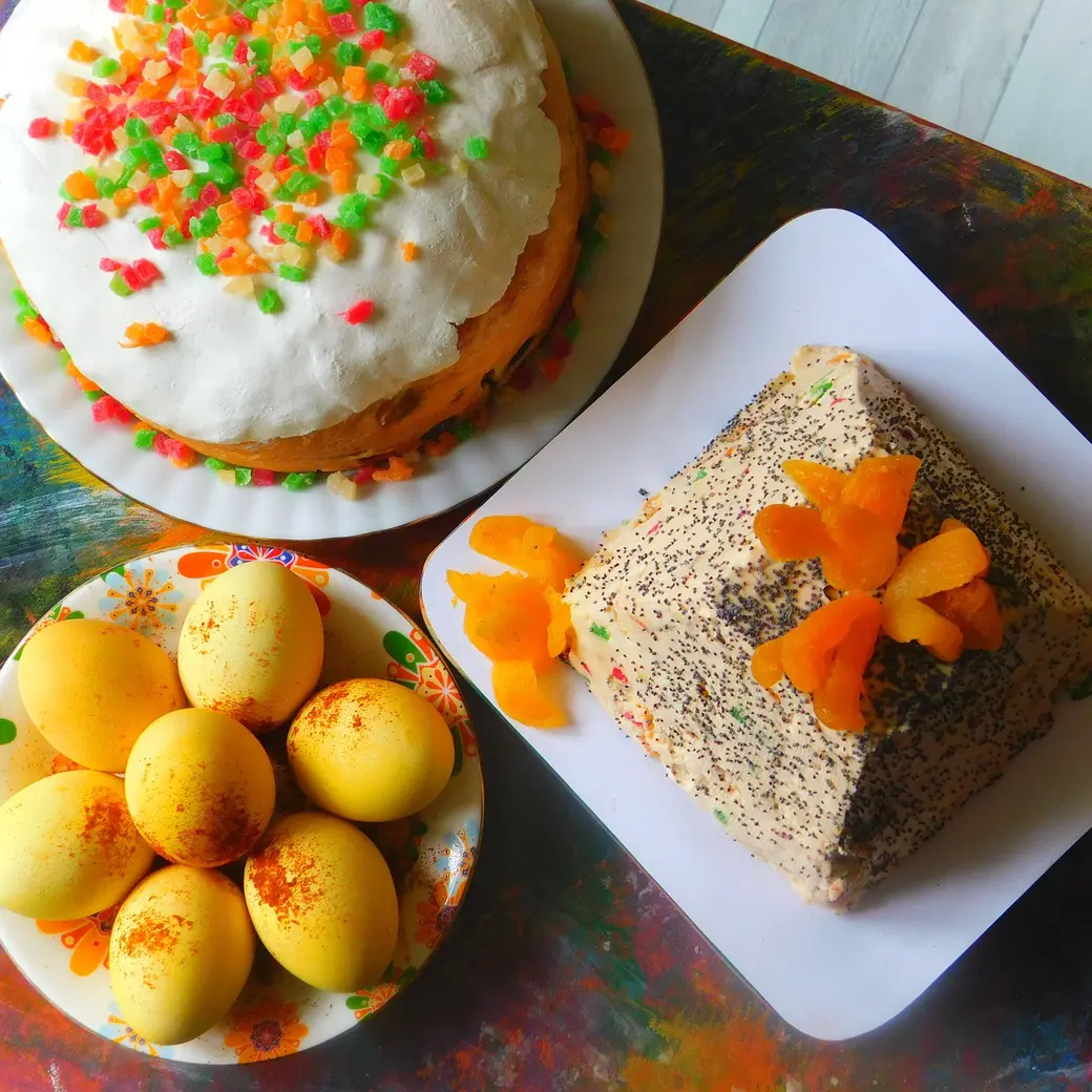 Куличи с такой глазурью станут настоящим украшением праздничного стола.