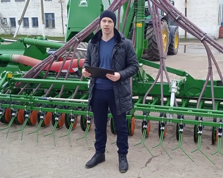 На базе СПК «Гигант» прошел семинар-учеба по вопросам весеннего сева. Бобруйский район, 6.04.2023 г. Фото: tribunapracy.by