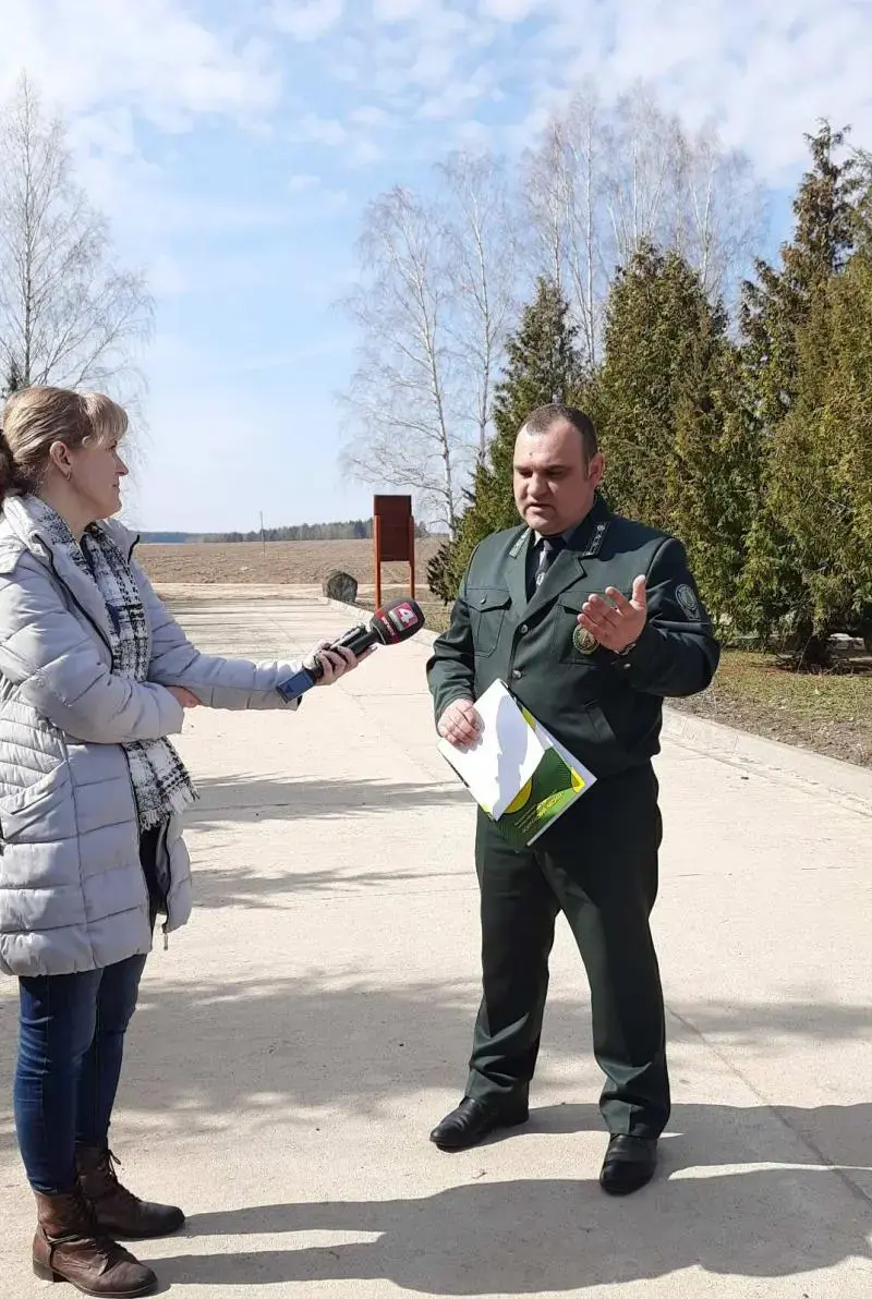 На базе Горецкого и Могилёвского лесхозов состоялся пресс-тур для республиканских и региональных СМИ. 6.04.2023 г. Фото: mgplho.by