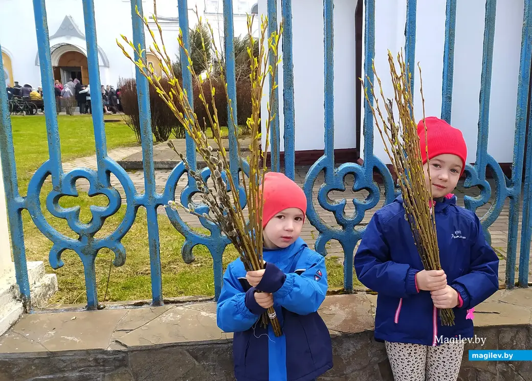 Будьте, как дети «ибо таковых есть Царствие Божие». Вербное воскресенье. Храм Трех Святителей. Могилев. 9 апреля 2023 года.