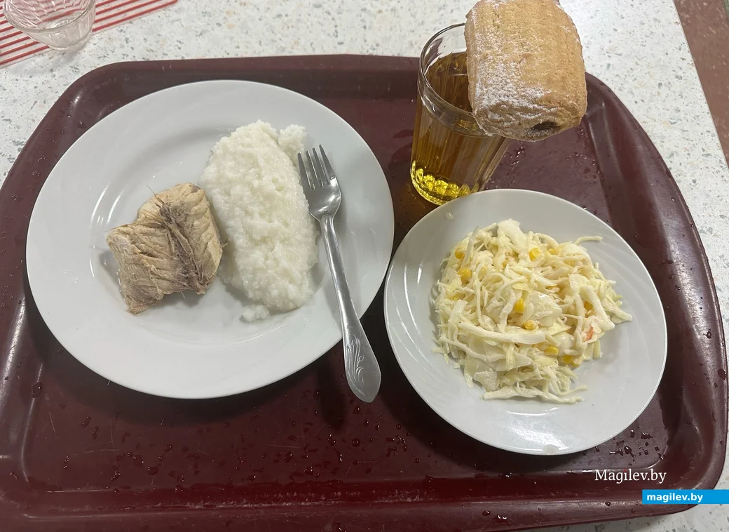 Мой обед. Столовая ОАО «Могилевский мясокомбинат». Могилев, 07.04.2023 г.