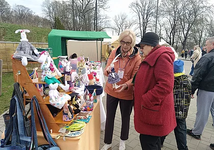 В парке Подниколья проходит «Вербны кiрмаш». Фотофакт
