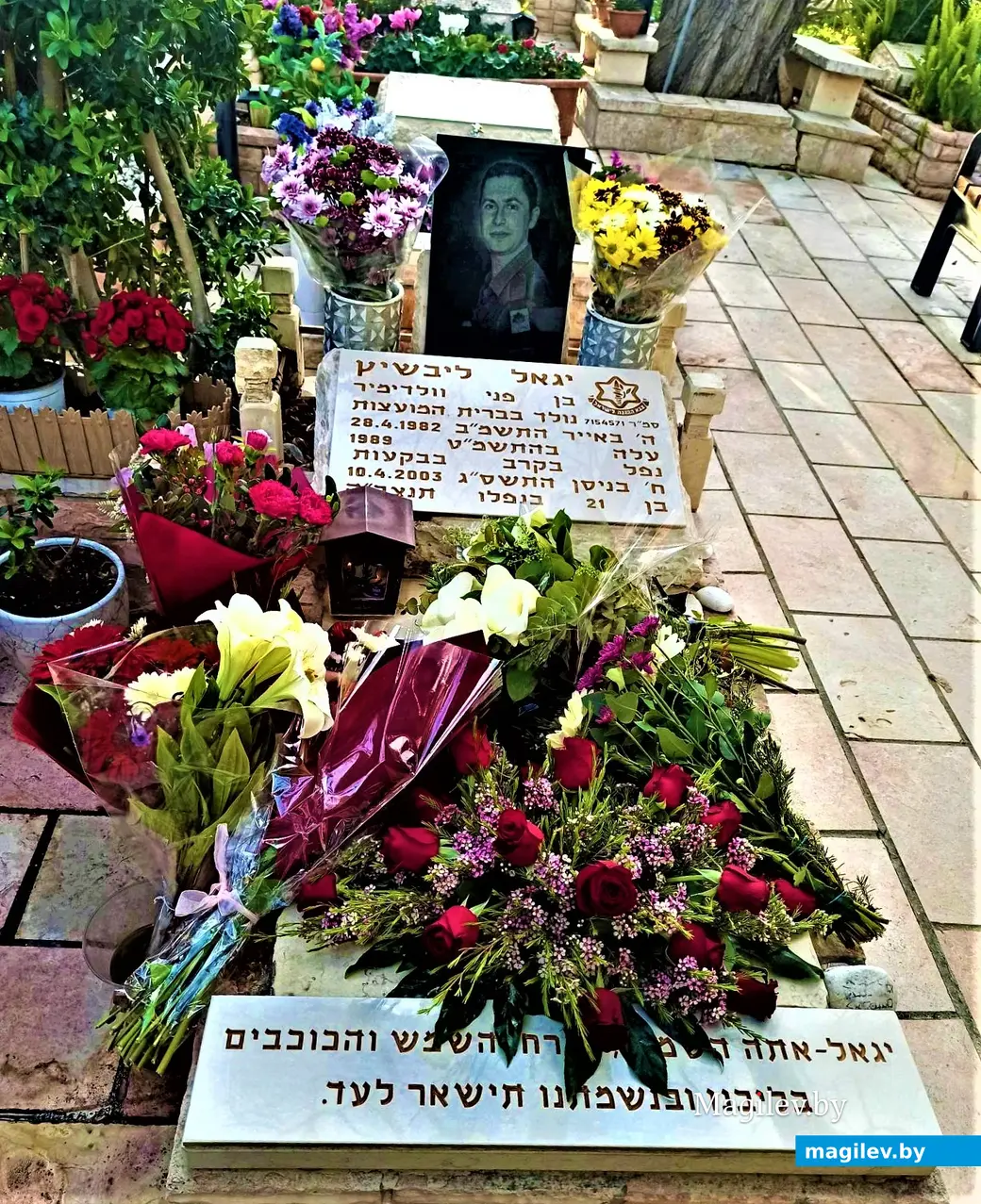 Игаль Лившиц forever! На военном кладбище в Ришон-ле-Ционе (Израиль), 30.03.2023 года.