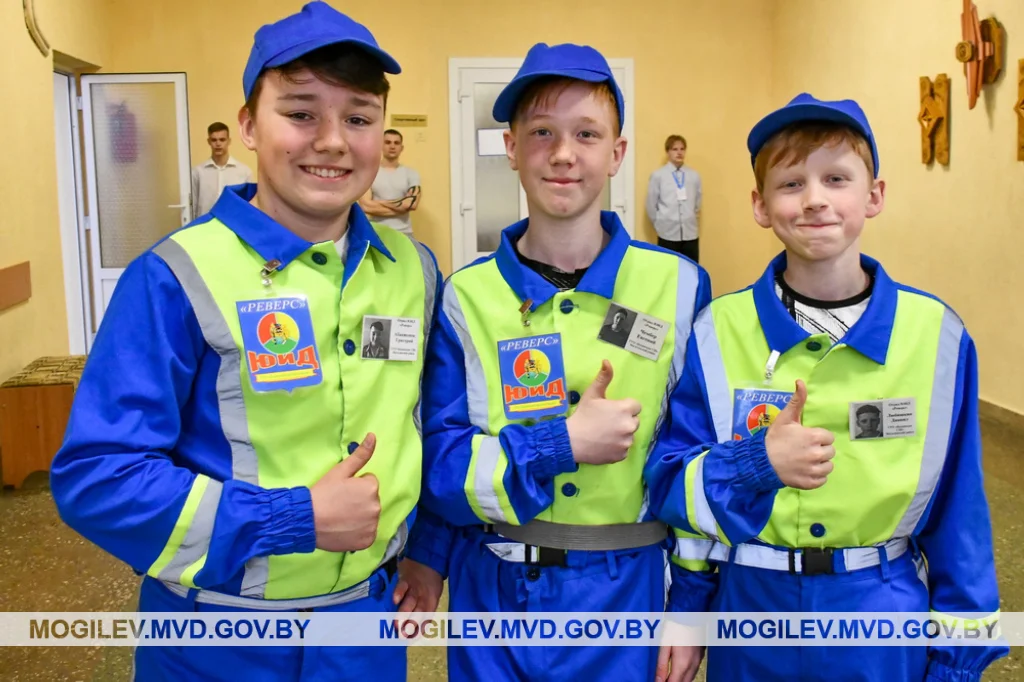 Финал областного конкурса отрядов ЮИД. Могилев, 14.04.2023 г. Фото: mogilev.mvd.gov.by