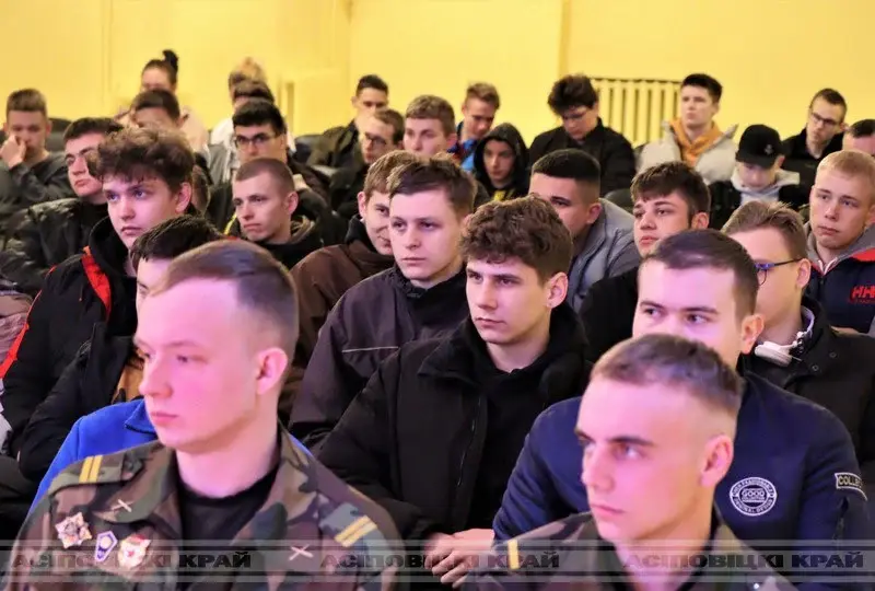 «День призывника» в Осиповичском районе. 18.04.2023 г. Фото: ТГ-канал «Асiповiцкi край»
