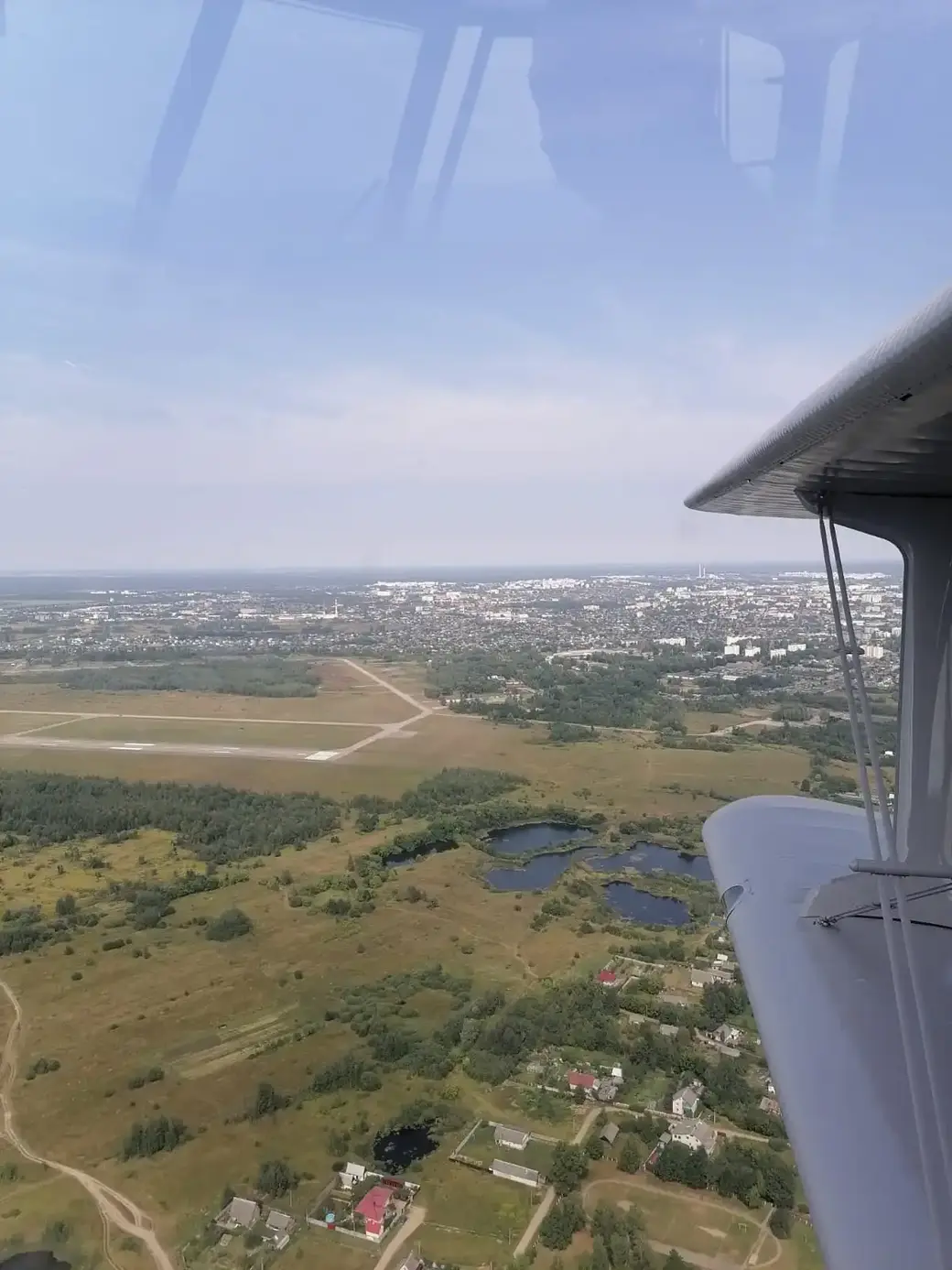 13 августа 2022 года над Бобруйском состоялся воздушный Крестный ход. Фото: Бобруйская епархия БПЦ.