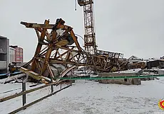 Два должностных лица строительной организации будут судить по делу о травмировании машиниста башенного крана