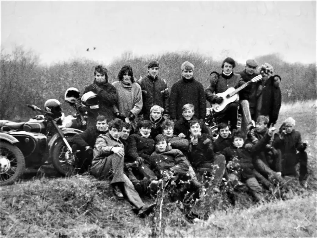Могилевская молодежь середины 1980-х годов. Район Полыковичей. Фото из архива Евгения Буловы