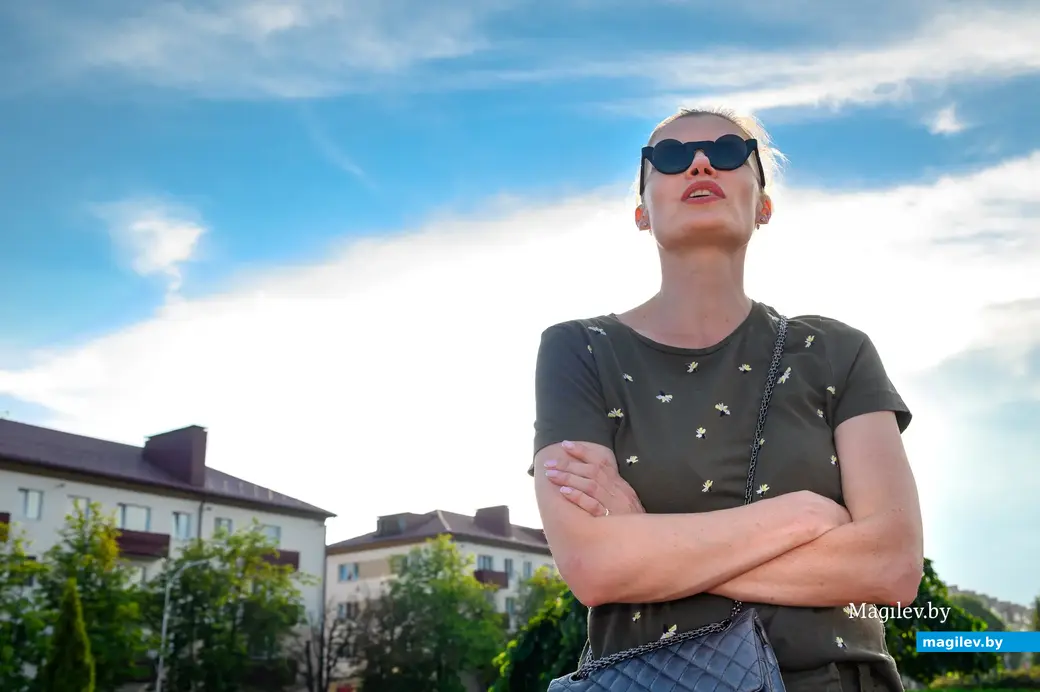 Наталья Пахалева в родном Бобруйске в 2022 году. Фото: Александр ЧУГУЕВ.