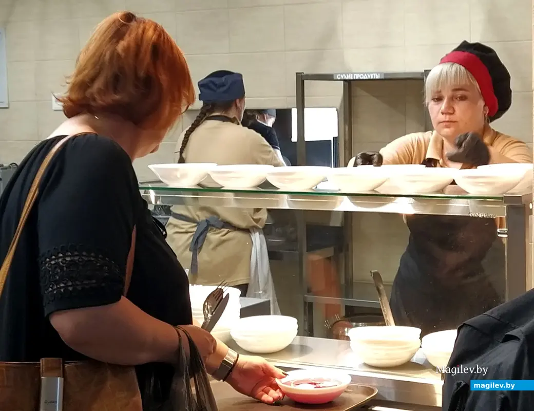 Столовая ЦУМа. Могилев, август 2022 года.