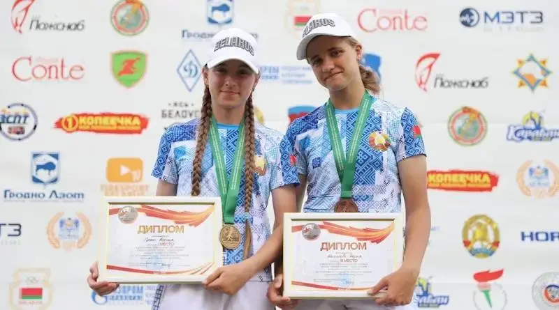 Дарья Михасева – юная спортсменка из Могилевского района. Чемпионат мира по пожарно-спасательному спорту среди юношей и юниоров. 2022 год. Фото сайта газеты