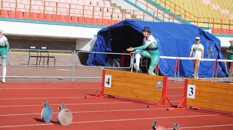 Дарья Михасева – юная спортсменка из Могилевского района. Чемпионат мира по пожарно-спасательному спорту среди юношей и юниоров. 2022 год. Фото сайта газеты