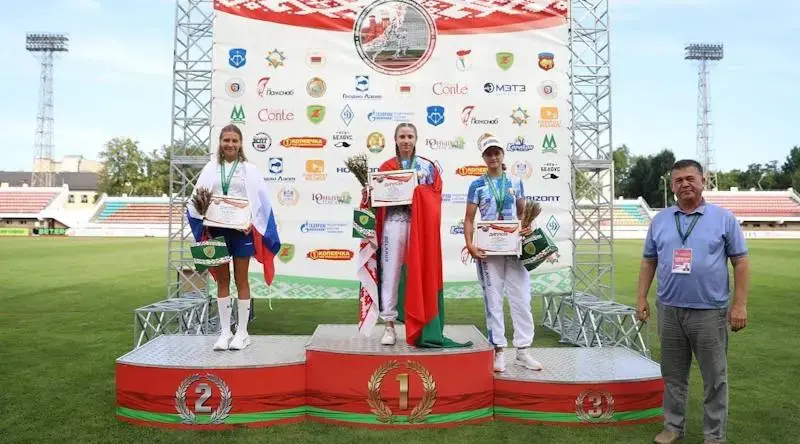 Дарья Михасева – юная спортсменка из Могилевского района. Чемпионат мира по пожарно-спасательному спорту среди юношей и юниоров. 2022 год. Фото сайта газеты