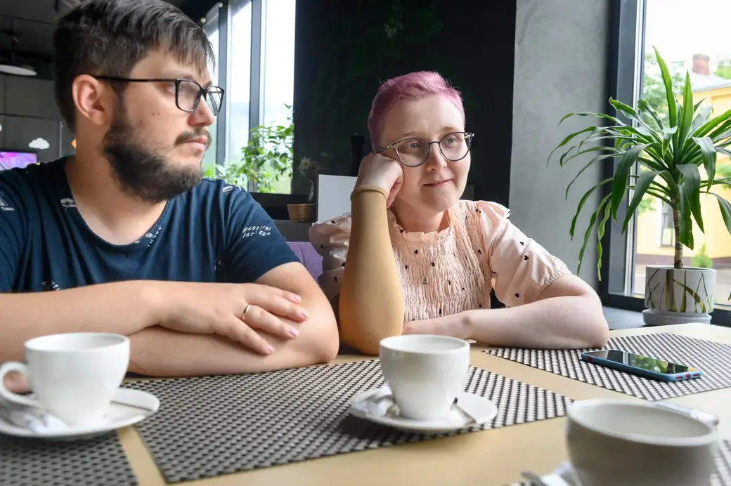 27.07.2022. Бобруйск. Супруги Анастасия и Николай Лазуревич вместе борются с онкологическим заболеванием