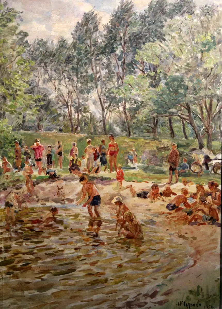 Музей Бялыницкого-Бирули, Могилев, август, 2022 год. Выставочный проект «Море. Небо. Облака».