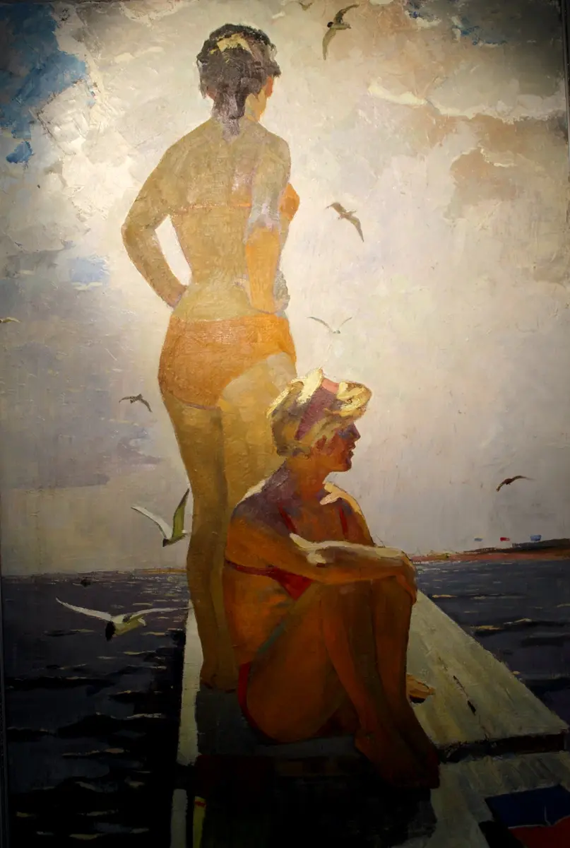 Музей Бялыницкого-Бирули, Могилев, август, 2022 год. Выставочный проект «Море. Небо. Облака».