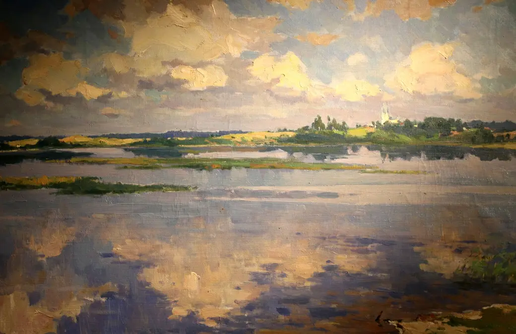 Музей Бялыницкого-Бирули, Могилев, август, 2022 год. Выставочный проект «Море. Небо. Облака».