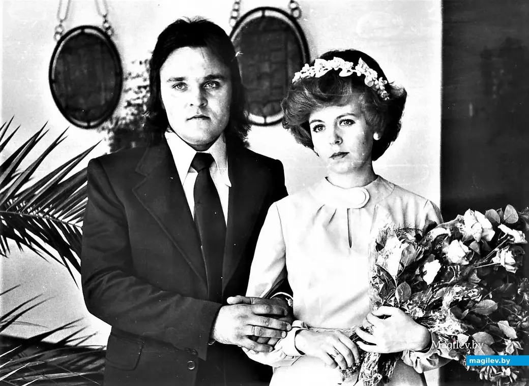Сергей и Елена Борисовы. Могилев, 1970-е годы.