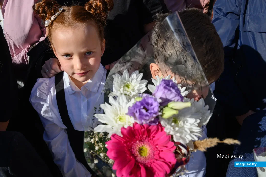 01.09.2022. Бобруйск. Торжественная линейка на 1 сентября в средней школе №20