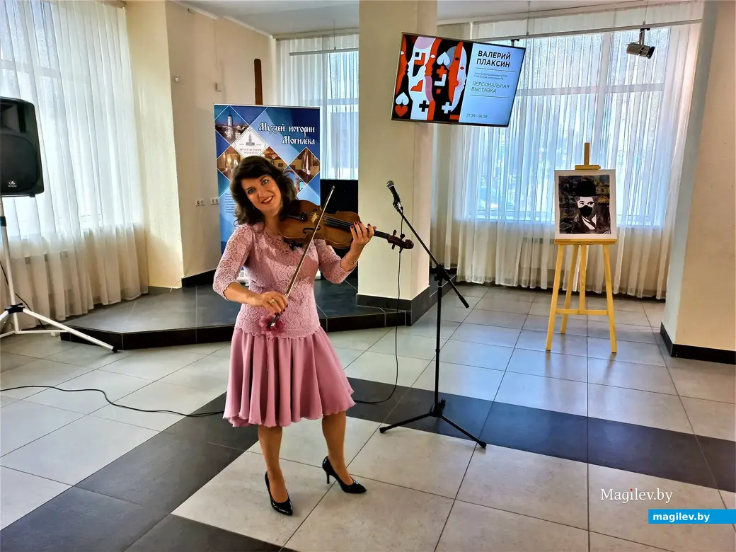 Персональная выставка Валерия Плаксина. Выставочный зал Музея истории Могилева, 31.08.2022 года.