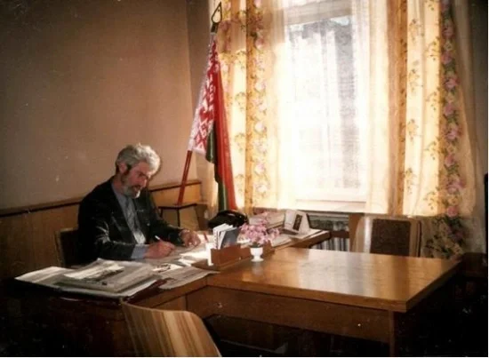 Михаил Григорьевич Альтшулер, предыдущий директор СШ №1 г. Бобруйска. Сейчас её возглавляет