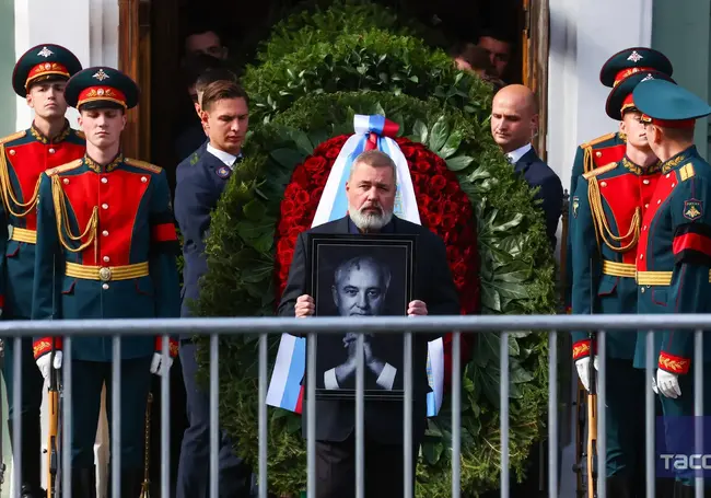 В Москве простились с Михаилом Горбачевым. Фотофакт