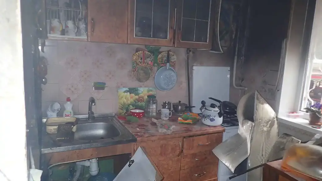 05.09.22г В Бобруйске случился пожар на улице Минской. Источник фото: Бобруйский ГРОЧС