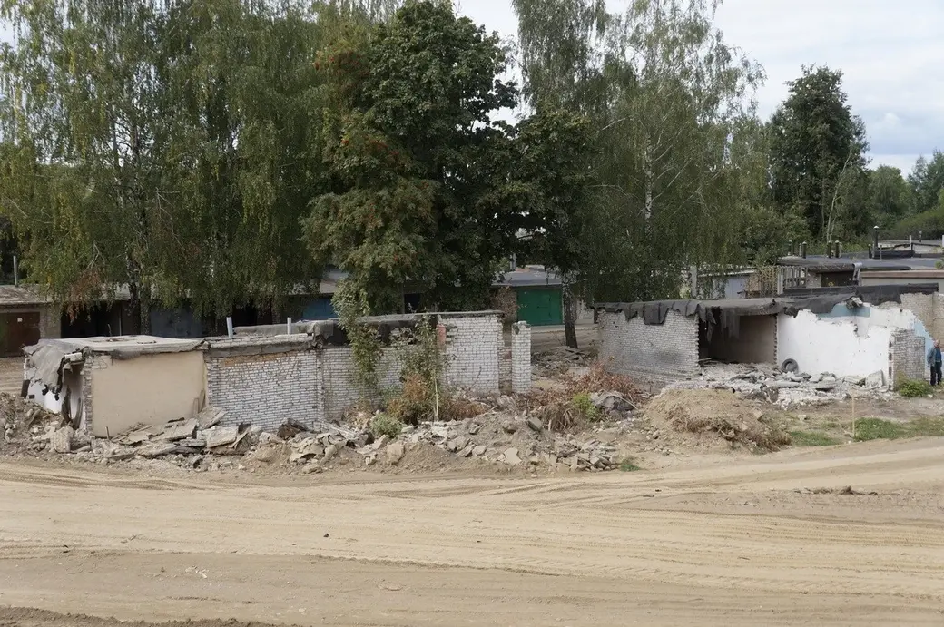 Строительство второй очереди путепровода-дублера улицы Якубовского-Загородное шоссе в Могилеве. Фото Ольги Бухоловцевой.