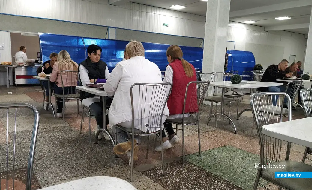 Столовая Могилевского мясокомбината. Могилев, сентябрь 2022 года.