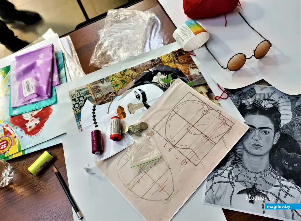 Мастер-класс по искусству коллажа. Могилев, выставочный зал Дворца культуры области, 13.09.2022 года.