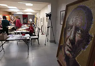 Под зорким взглядом Пикассо. В Могилеве прошел мастер-класс по созданию коллажей