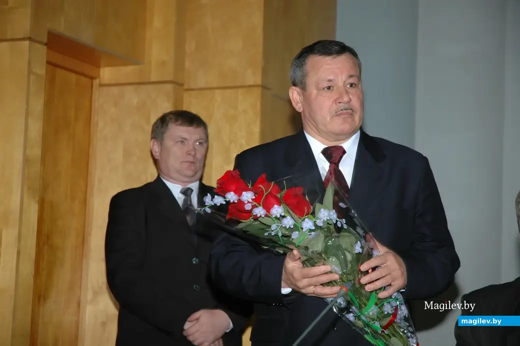 Михаил Григорьевич Бондаренко в момент своего ухода с должности председателя Бобруйского горисполкома.